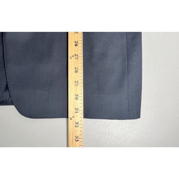 Canali Blazer Mens 40R US 50R EU Navy Double Vented Wool Jacket Sport Coat - Picture 6 of 13